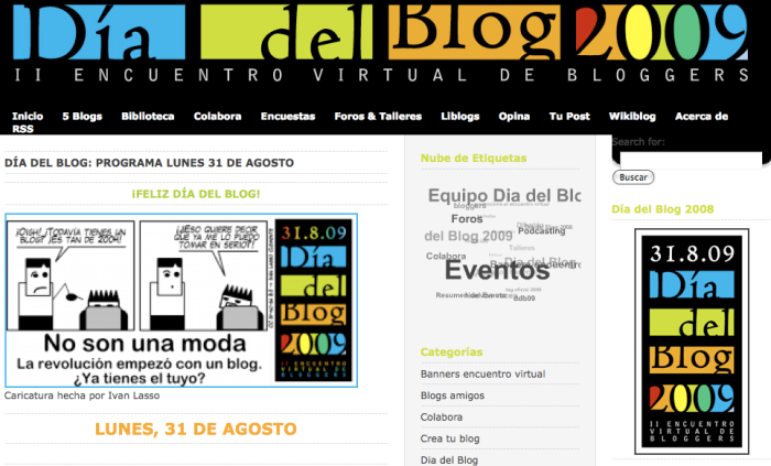 Día del Blog 2009.